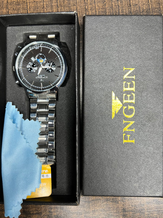 FNGEEN Stainless-Steel Watch for Men